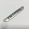 For Mercedes Benz 3D Metal EXCLUSIVE Side Fender Stickers Emblem Badge Car Styling Accessories for Mercedes Benz VITO C180 W205 W213 E300 E200 AMG