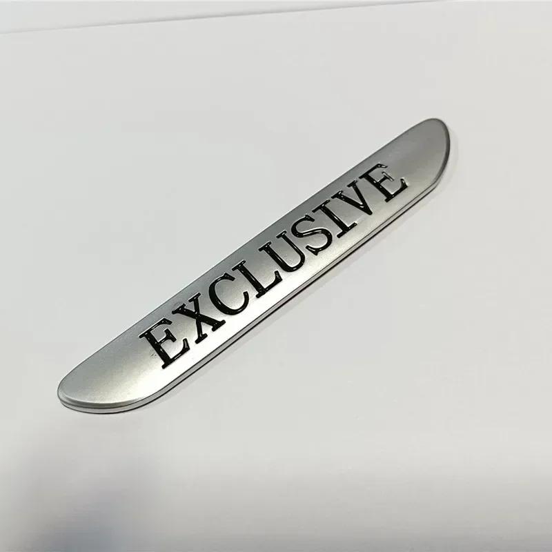 For Mercedes Benz 3D Metal EXCLUSIVE Side Fender Stickers Emblem Badge Car Styling Accessories for Mercedes Benz VITO C180 W205 W213 E300 E200 AMG