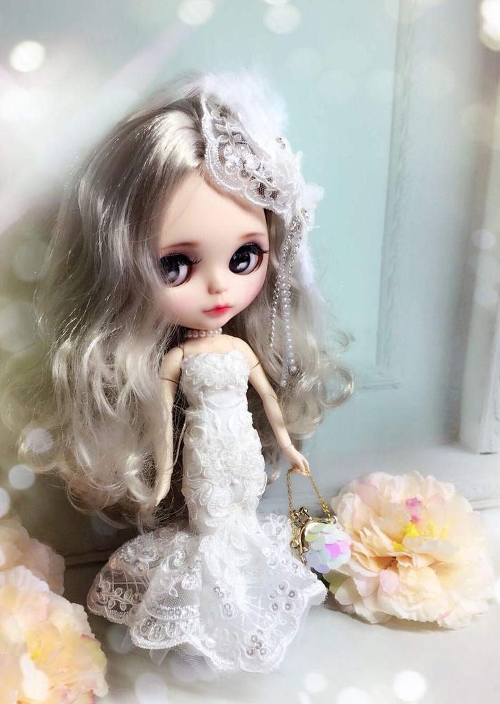 Кукла Долли Пара Блайз Обитсу 24 Дженни Свадьба Русалка Кружево Одежда Наряд, Наряд, Наряд, Платье, Платье, Платье, Комбинезон
