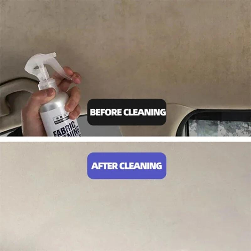 100 мл чистящее средство для салона автомобиля, тканая ткань для фланца автомобильного сиденья, безводный сильный чистящий спрей, средство для чистки ковров