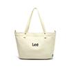 New Lee Canvas Shoulder Bag Regular Unisex Ecru LE240063M-903
