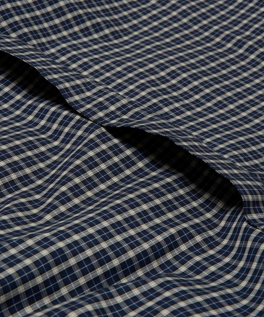 CHAMPION Check Cotton Windbreaker Navy