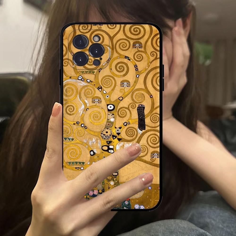 Чехол для телефона Гюстав Климт Портреты для IPhone 16 15 14 13 12 Mini 11 Pro XS Max X XR SE 6 7 8 Plus Мягкий силиконовый чехол