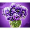 DIY Flower 5D Diamond Painting Full Round Drill Diamond Embroidery Cross Stitch Mosaic Rhinestone Home Decor Wall Art Gift
