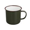 Retro Style Multi-use Water Mug Enamel Practical Non-sliding Base Drink Mug for Home