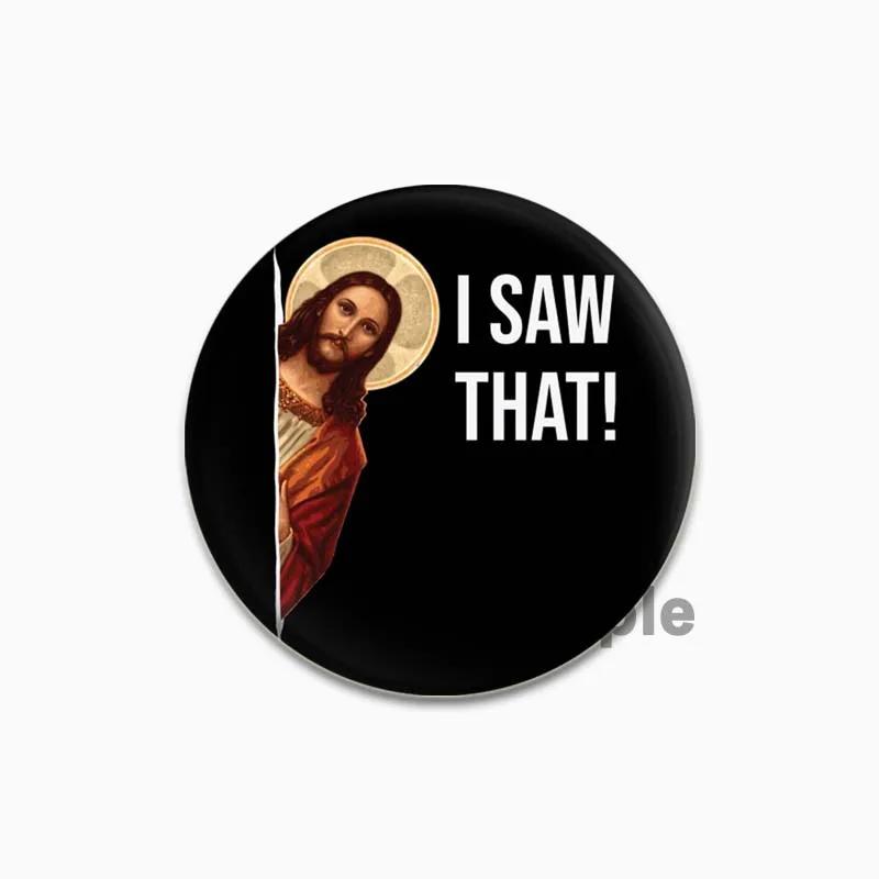 32/44/58 мм забавный мультяшный круглый жесть броши-булавки для одежды сумка декоративная застежка-кнопка значок модные ювелирные изделия подарок