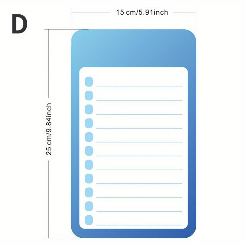 1 шт. стираемые блокноты для заметок кухонные магнитные наклейки на холодильник