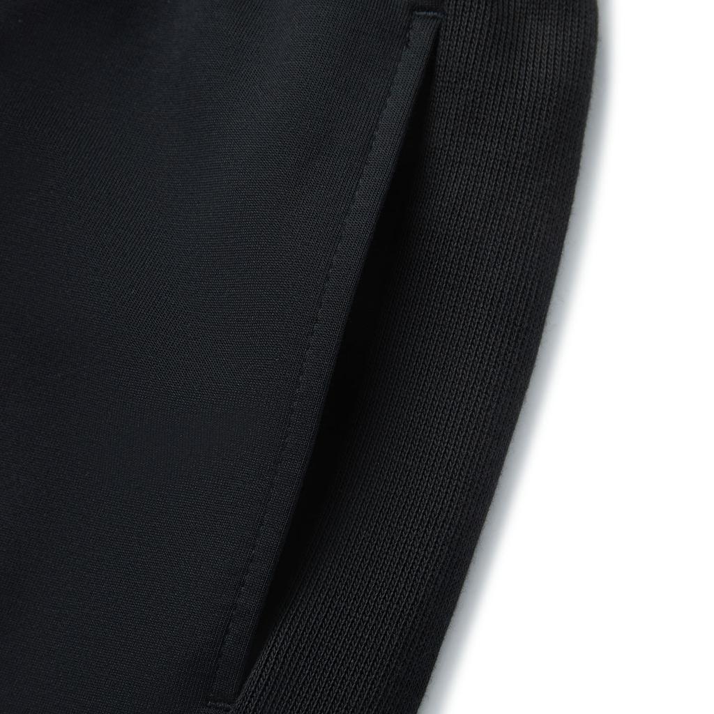 Li-Ning Badfive Буквенные Брюки средней посадки на кулиске Дышащие Универсальные Прямые Повседневные Мужские брюки Низ Черный AKLV081-3