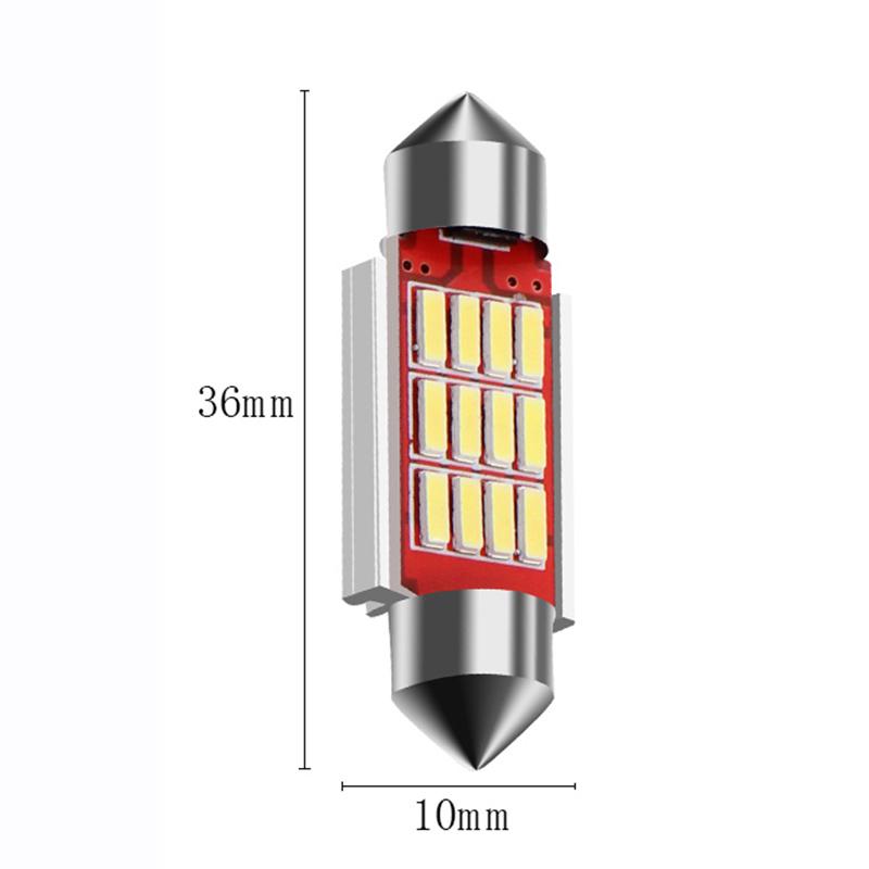 1X 4014 SMD светодиодный C5W C10W автомобильный светильник для чтения Авто гирлянда внутренняя купольная лампа 31 мм 36 мм 39 мм 41 мм