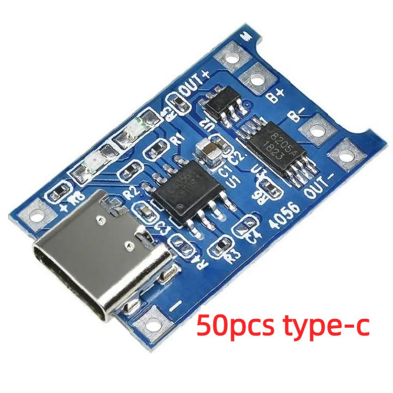TP4056 5V 1A Type-c USB Плата зарядки литиевых аккумуляторов 18650 Зарядный модуль с защитой Двойные функции