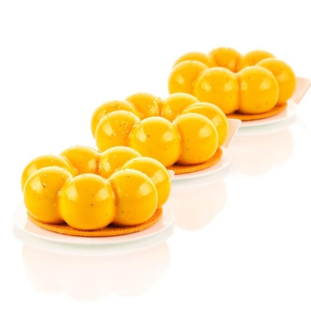 6-Cavity Chocolate Mold Fruit Flower Shape Desserts Making Tool New Baking Pastry Mold Baking Tool