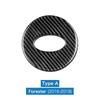 Real Soft Carbon Fiber Interior Trim Accessory for Subaru Forester 2016 2017 2018 Steering Wheel Center Button Sticker