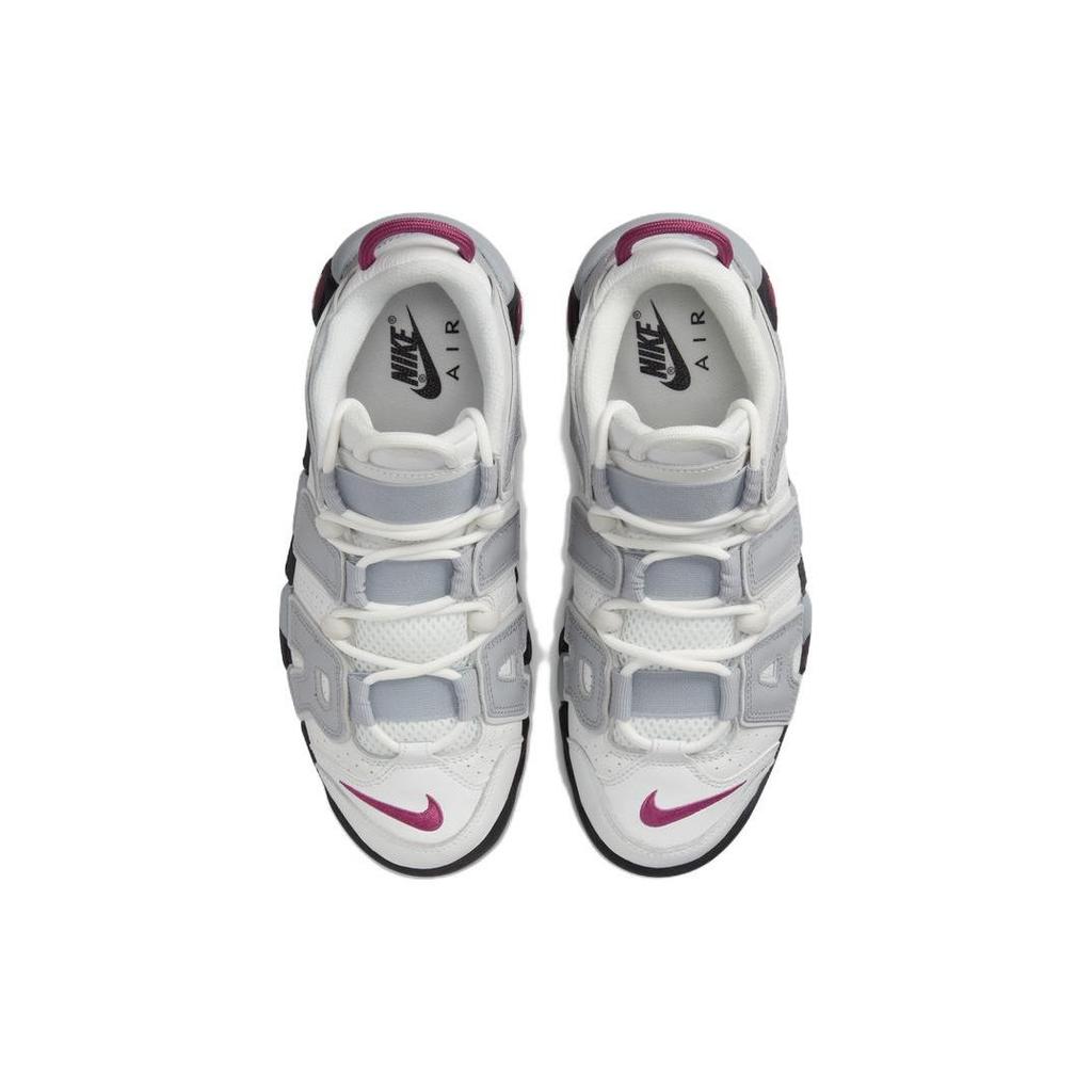 Nike Air More Uptempo Rosewood Women Sneakers White Summit-White Wolf-Grey DV1137-100