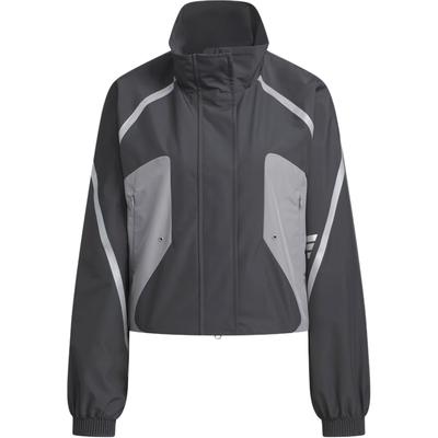 Куртка свободного покроя Fustl WP Jkt2 с воротником-стойкой, женские куртки цвета Carbon-Black JM6194