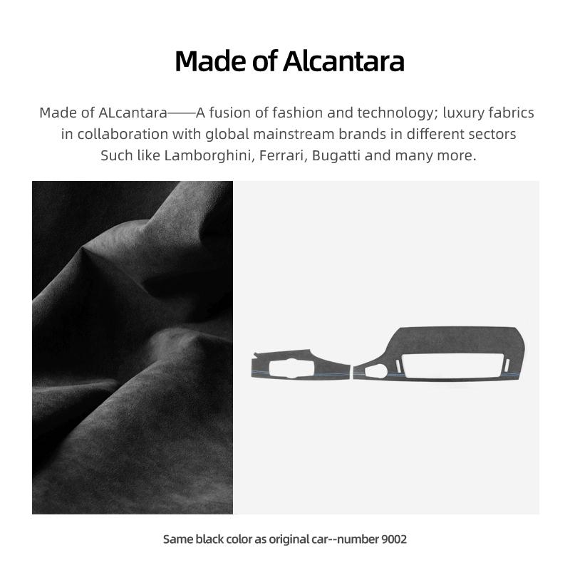 For BMW X3 F25 X4 F26 Made of Alcantara Center Console Air Vent Outlet Trim Frame Performance Stickers Car Interior Accessories