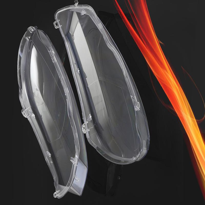 2Pcs Car Lampshade Clear Front Headlight Headlamp Lenses Cover Plastic For VW For Volkswagen Golf 6 MK6 GTI R 2010-2014