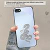 Секретный узор Xuanjin Для iPhone 17 Air 16 E 15 Plus 14 Pro Max 13 12 mini 11 5 6 7 8 Plus XR XSMax SE Черный стеклянный чехол для телефона