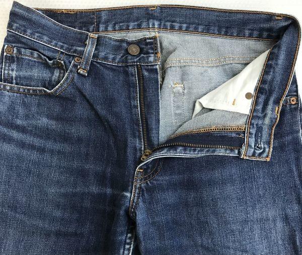 Сделано в Японии Джинсы Levi's 550 Застежка на пуговицах Сзади J09 С гравировкой Мужские W28 L32 Брюки cBH616-f(ИСПОЛЬЗОВАЛ)