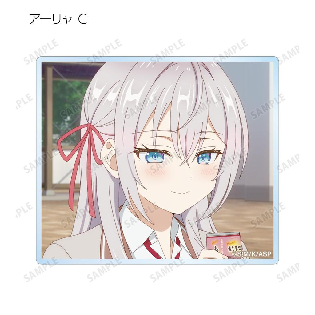 TV Anime "Alya-san, My Neighbor, Sometimes Whispers In Russian" Trading Alya-Only Scene Acrylic Cards Box of 10