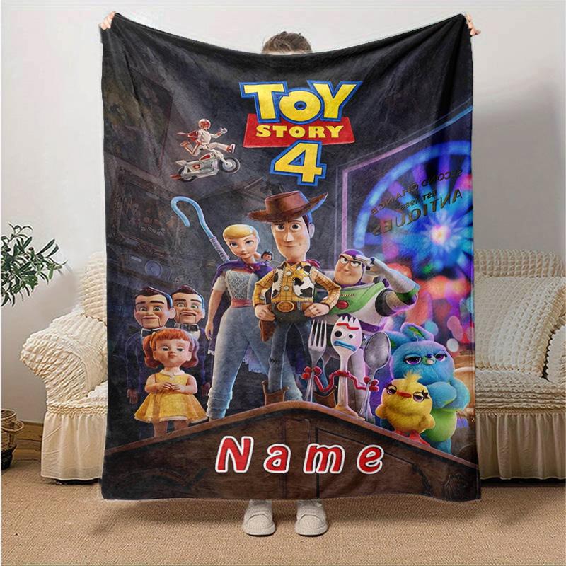 Custom 1pc Toy Story Adventure Blanket, Soft And Comfortable Blanket, Casual Warm, Camping Travel Blanket, Birthday Gift Q910293