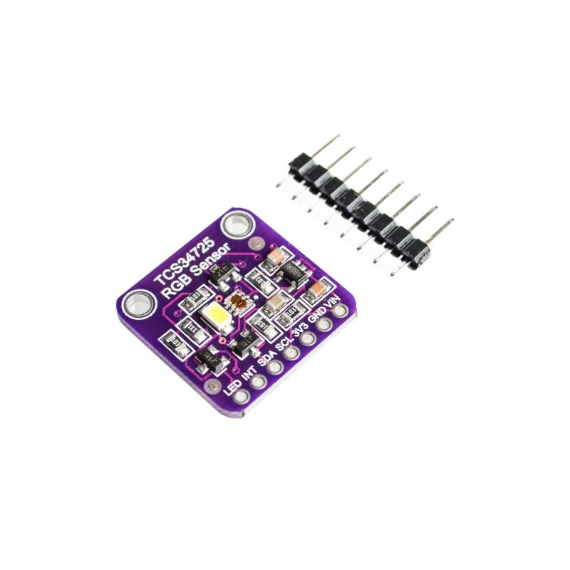 Модуль датчика распознавания цвета RGB | Плата разработки TCS34725 для DIY-электроники