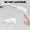 30Pcs Baby Tongue Cleaner Degreased Gauze Dental Swabs Disposable Gauze Toothbrush Paper Rod Infant Oral Cleaning Brush Stick for Newborns