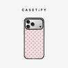 CASETiFY Эстетичный розовый чехол для телефона с гипсофилой