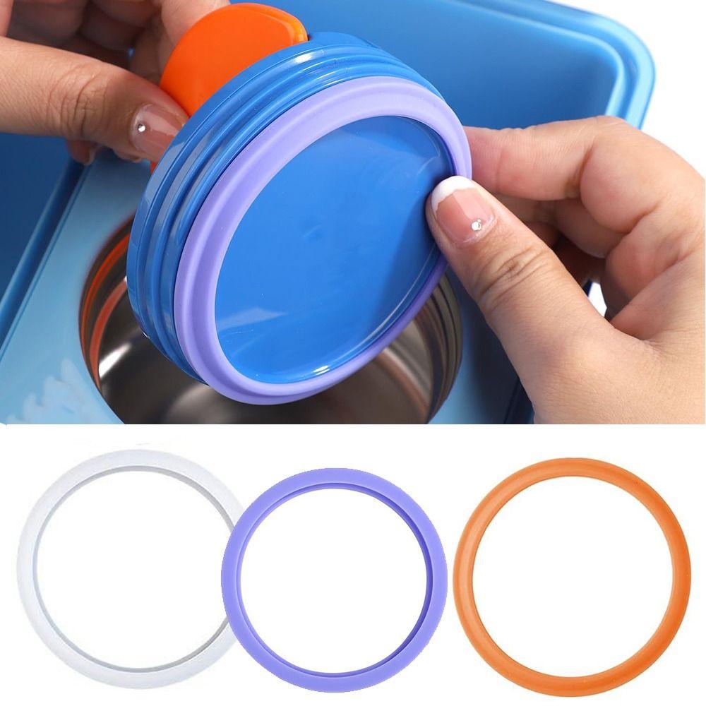 1PC Portable Lunch Box Lid Seal Gasket Replacement Part Cover Lunch Box Gasket Durable Bento Box Acessories for OmieBox