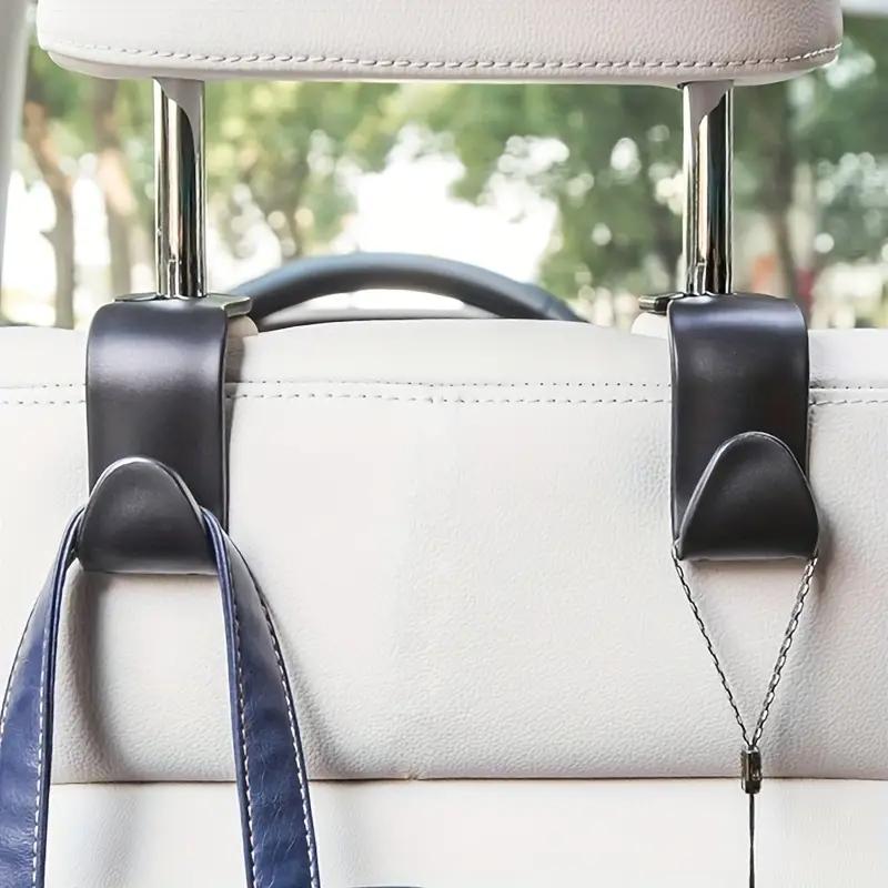 Universal Car Headrest Back Seat Hook Seat Hanger Vehicle Organizer Holder for Handbags Purses Coats and Grocery Bag