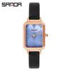 SANDA Водонепроницаемые электронные часы Женские кварцевые часы Модные простые противоударные и защищенные от падений часы Спортивные женские кварцевые часы