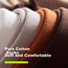 5 Pairs 100% Cotton Women's Mid-Calf Socks Spring Summer Warm Thick Seamless Socks