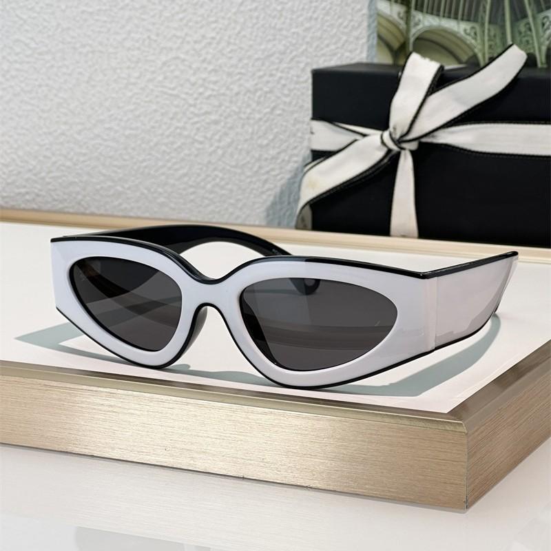 New panda sunglasses, cat-eye black and white sunglasses, slimming and face-covering, recommended by internet celebrities, trendy glasses