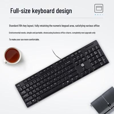 Проводная USB-клавиатура и мышь HP K100
