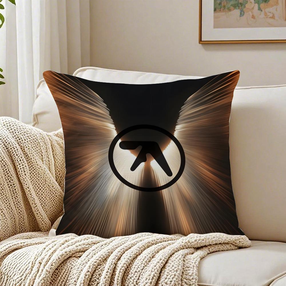 musician experimental AAphex TTwin Cushion Cover Pillowcase Antidustmite living Room Sofa Decor Cushion Room