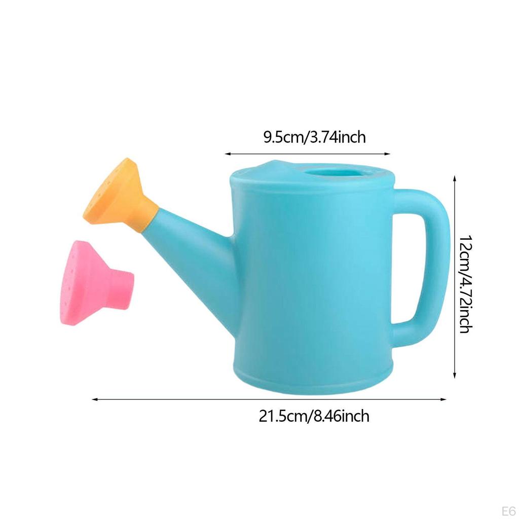 Маленькая лейка 23,7 унции с разбрызгивающей головкой, удобная ручка, чайник для полива, садоводство, развлечения