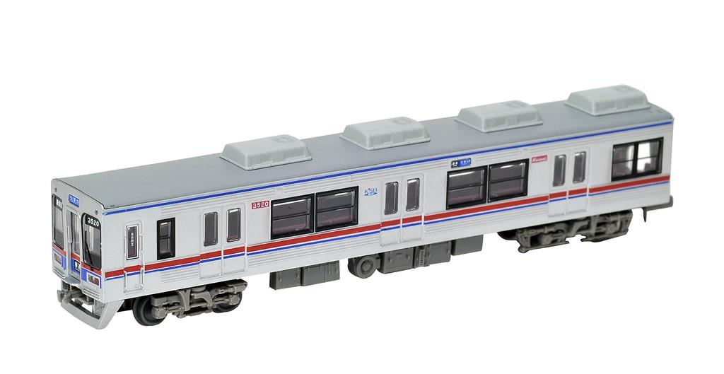 Railway Collection Tetsu Collection Keisei Electric Railway Type 3500 Updated Cars 3520 and 3552 Formations 6-Car Set Diorama Supplies
