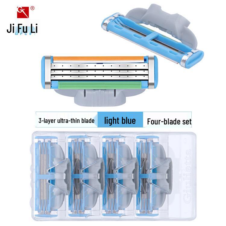 Мужская бритва Gillette с тремя лезвиями и 4 сменными кассетами