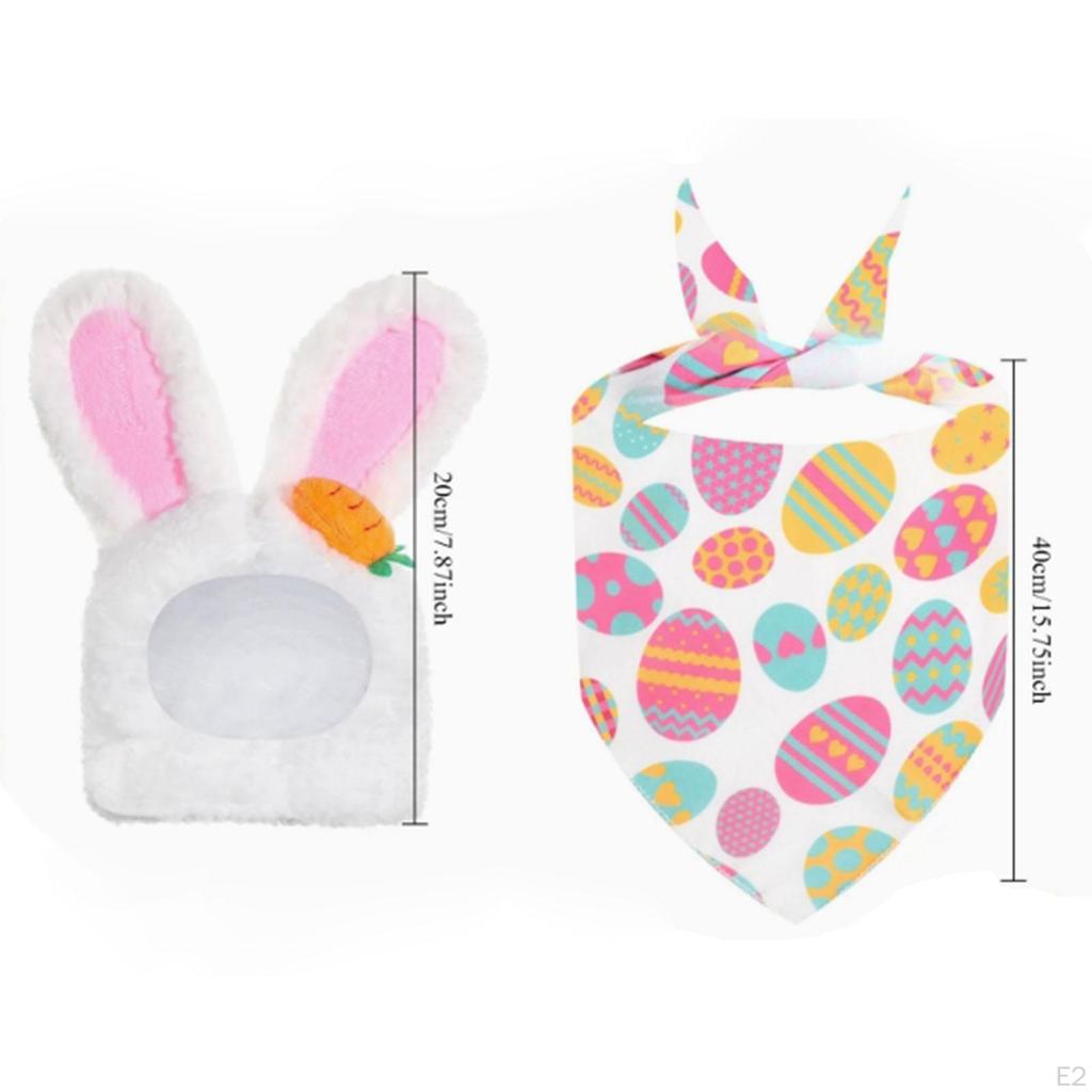 Костюм пасхального гуся, одежда, шапка с заячьими ушками и фартук для 23-дюймовой статуи для двора, костюм для патио