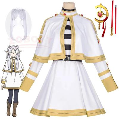 160 см Sousou No Frieren Косплей Реквизит Frieren Fantasia Костюм Пальто Рубашки Наряд Фэнтези Женщины Взрослые Карнавальные Вечерние Одежды