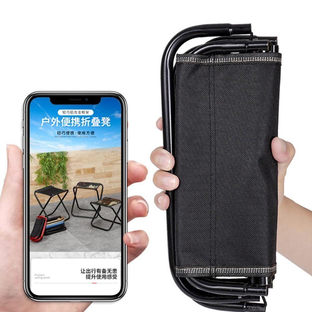 Seat Hiking Tool Pony Stool Bench Foldable Stool Picnic Camping Stool Folding Chair Fishing Chair