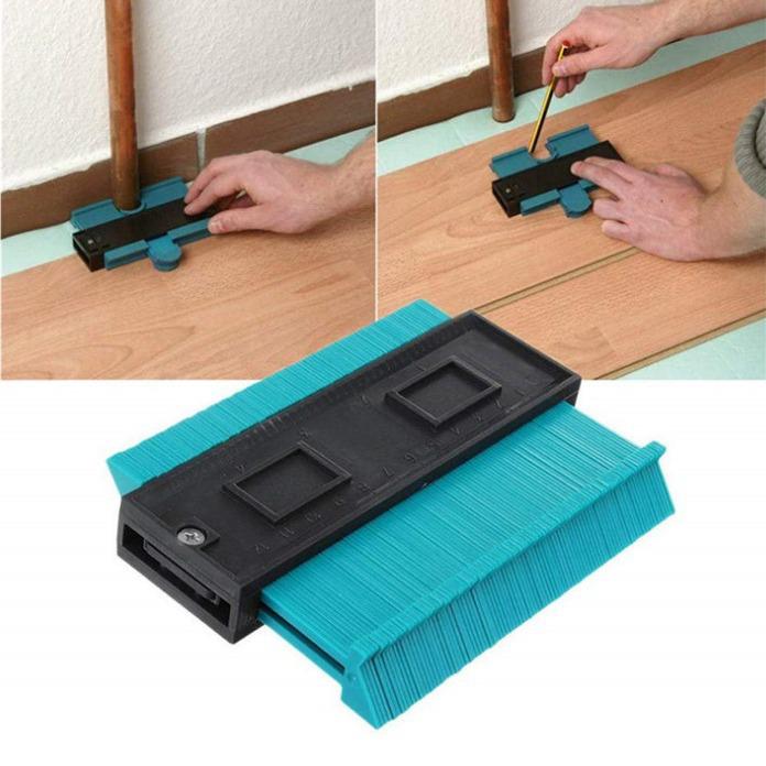 Контурный калибр с дуговой линейкой для нестандартных форм