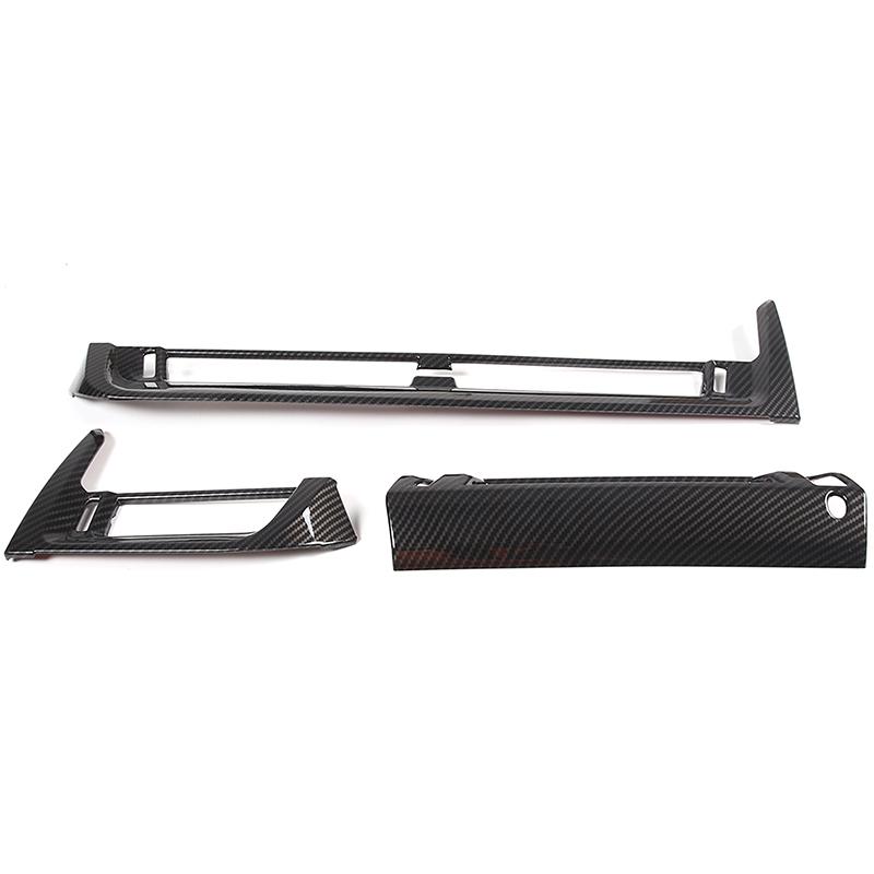 ABS Carbon Fiber For BMW X1 IX1 U10 U11 2025-24 Car Center Control Air Outlet Decorative Frame Sticker Car Interior Accessories