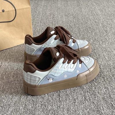 Повседневная обувь для женщин Новая осенняя обувь на толстой подошве для женщин Универсальная обувь для ходьбы и спорта Удобные повседневные кроссовки