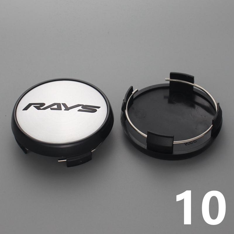 4pcs 65mm/60.5mm clip volk rays wheel center cap car covers caps on wheels enkei racing ssr logo emblem hub cap for rims auto