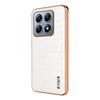 AZNS For Xiaomi 14T Case Electroplating Crocodile Texture PU+TPU Phone Cover