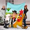 1pc La Granja de Zenon Theme Blanket - Digital Print, Polyester, Cozy for All Seasons, Perfect for Outdoor, Camping, and Travel