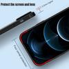 Роскошный черный матовый чехол для телефона для iPhone 11 14 15 16 17 Pro Max 17 Air 15 Plus Mini 16E Силиконовый мягкий задний чехол