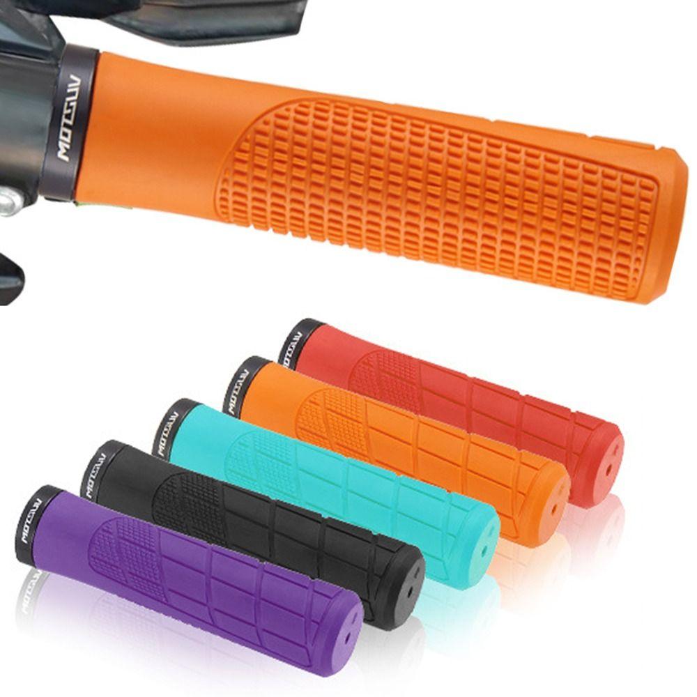 Резиновые алюминиевые ручки для велосипеда, противоскользящие ручки для велосипеда, руль для горного велосипеда, шоссейного велосипеда