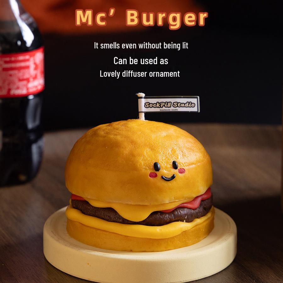 Оригинальная ароматическая свеча "McBurger" - Уникальный подарок на день рождения и сувенир из Макдоналдс