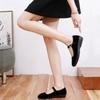 Old Beijing Cloth Shoes Polyurethane Flat Heel Generation Soft Sole Non-slip Work Shoes Hotel Etiquette Shoes Black Square Dance Shoes